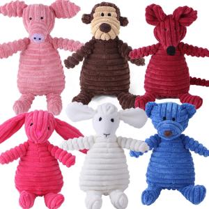 Quality Rose Blue Brown Indestructible Dog Squeaky Toy Super Chewer Squeaky Toy For Cats wholesale