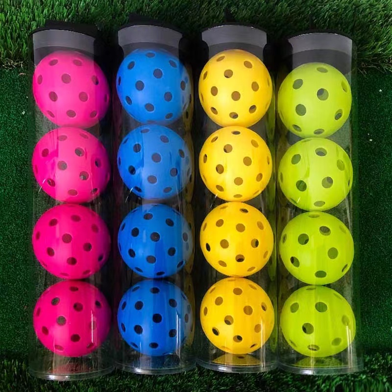 Logo Customized Logo Availabled Pickleball Ball Set for Outdoor Pickleball Accessories