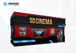 Optional Seats 5D Movie Theater Luxury Motion Chairs Flat Screen Dual Core