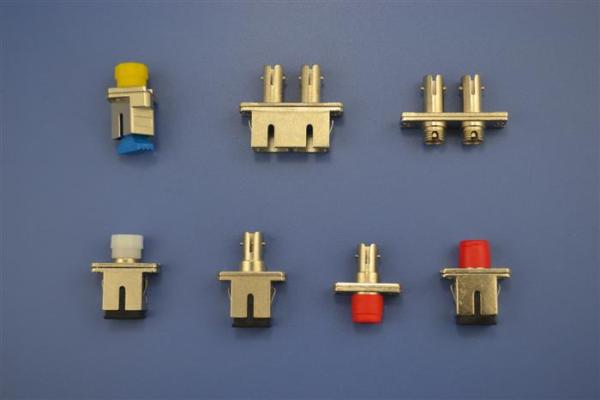 High Reliability Hybrid Fiber Optic Adapter For Wide Area Networks