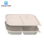 5 Compartment Bagasse Takeaway Boxes Disposable Food Container