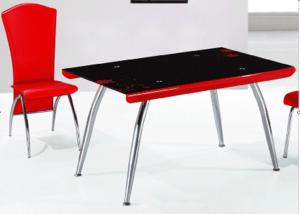 Quality high quality bent glass rectangle dining table wholesale