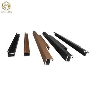 China Kitchen Cabinets Wardrobes Profiles Anodized Finish Punching CNC Cutting Processing Service on sale