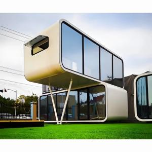 Quality Modern Capsule Apple Cabin Luxury Villa Prefab House 20ft 40ft Modular Apple House Modern Design Steel Cabin Apple wholesale