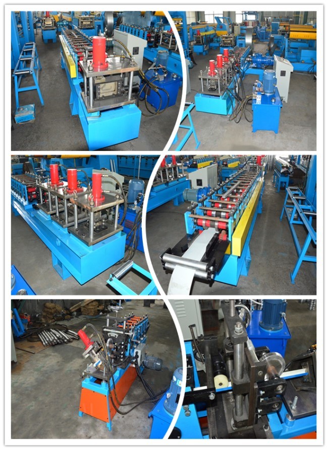 Light Steel Stud And Track Roll Forming Machine With Chain / Gear Box Driven System Light Steel Keel Roll Forming