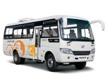Higer 17 Seats Used Bus And Coach , Used Passenger Bus With AC Auto Electronic