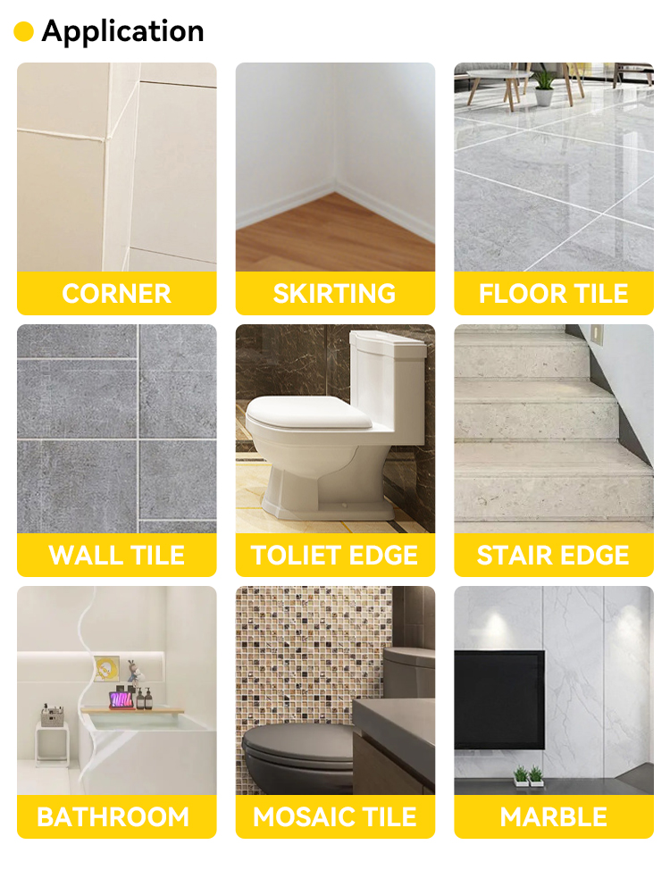 Epoxy Resin Based Tile Grout Filler 18 Colors Waterproof for Gap Joint