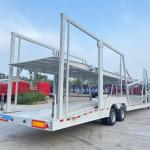 8 Units SUV Car Carrier Transport Lowbed /Flated Car-Transporter Semi Trailer