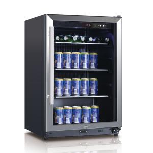 Quality BEVERAGE COOLER 131L BLACK LED DISPLAY wholesale