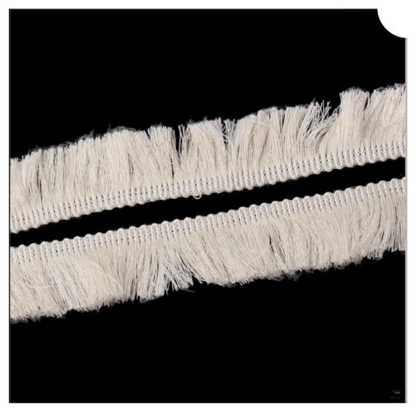 Wholesale OEM cotton fringe trimming with knotted tassels for table cloth
