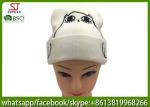 Chinese manufactuer cat hawk embroidered winter knitting patterns for hat cap