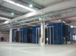 Industrial Paint Room With Efficient Fan Painting Line Spray Paint Booth