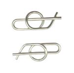 Universal Year 304 Stainless Steel 3/8'' Rue Clip and Jacobs Ladder Pins with