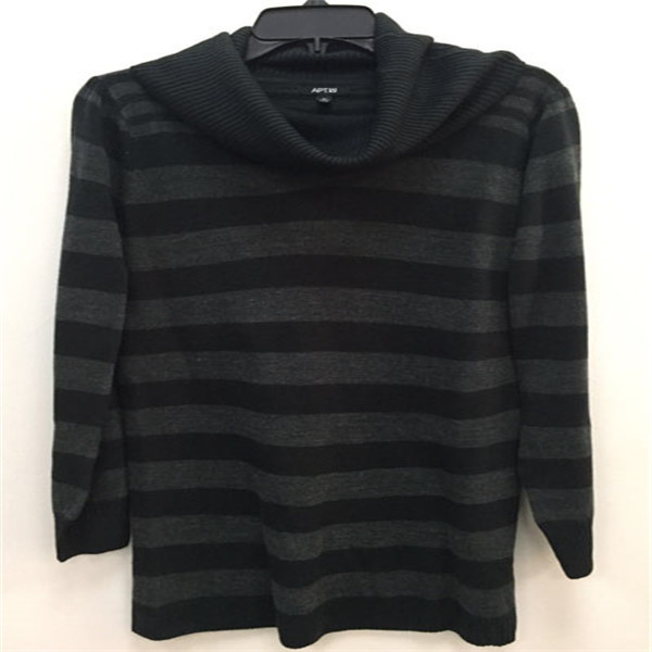 Apt.9 , Ladies Longline Striped Sweaters