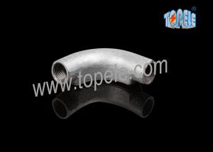 Quality Threaded Junction Box Malleable Iron Channel Inspection Elbow wholesale