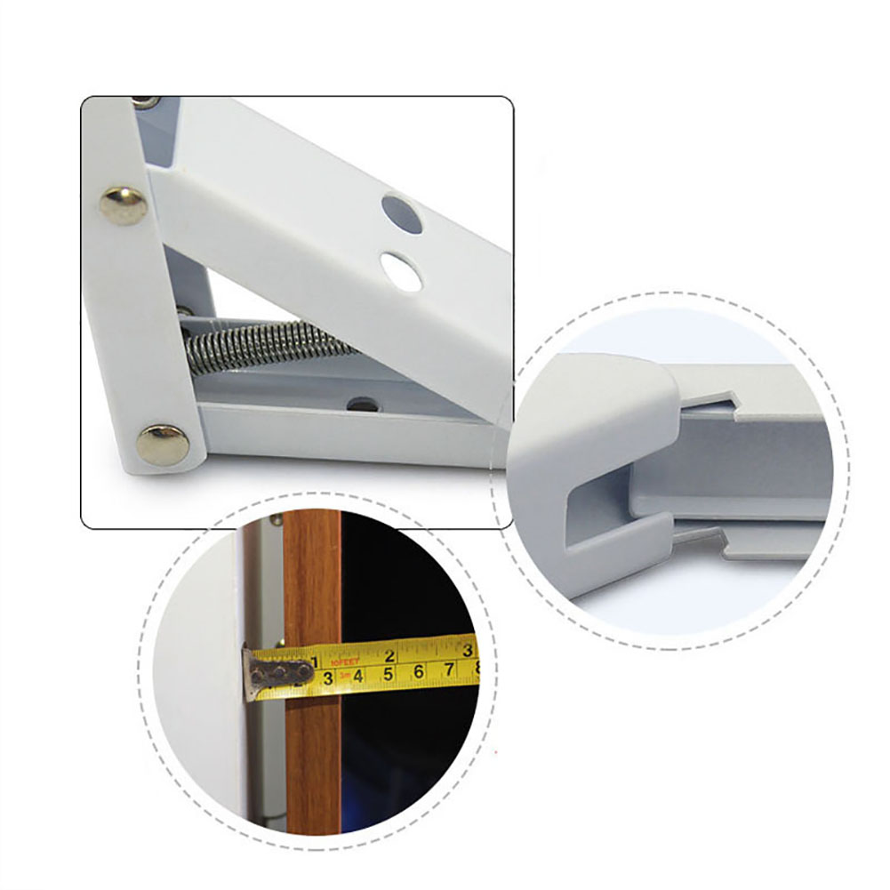 12inch Heavy Duty Stainless Steel Collapsible Shelf Bracket for Table Work Bench