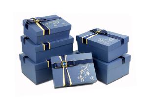 Quality Eco Friendly Paperboard Gift Boxes , Luxury Finishes Custom Logo Gift Boxes wholesale