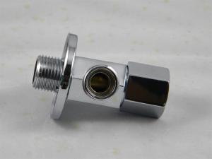 Quality Square Brass Angle Valve Shower Faucet Accessories with Chrome Plated Finish wholesale