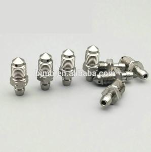 Quality Anti Rust Titanium Motorcycle Parts Titanium Brake Bleed Nipple M7 M8 M10 wholesale