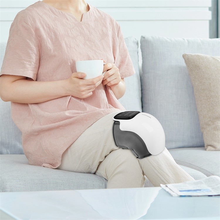 Cordless Vibration Electric Knee Massager Arthritis Heated Knee Pain Relief 3000mAh