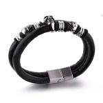 High Quality Stainless Steel Skeleton Skull Bracelet Men Vintage Jewelry