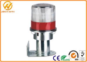 Quality Red / Yellow Solar Emergency Flashing Led Lights With Metal Bracket For Traffic Marine Boat wholesale
