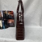 Authentic Crocodile Skin Businessmen Briefcase Laptop Handbag Genuine Exotic