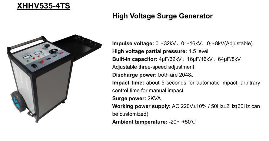 Portable High Voltage 8/16/32kv 2000j Underground Cable Fault Locator Set