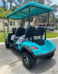 Powerful 60V 100AH Electric 4 Seater Golf Cart Driving Range Up To 90km