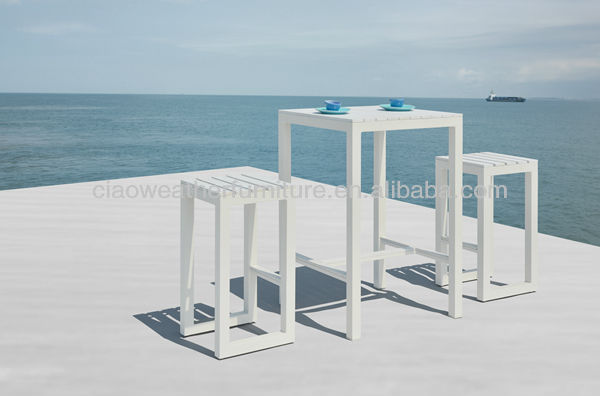 Mail Packing N Wooden Outdoor Furniture Bar Table Set and Bistro Chair for Outdoor Relaxation