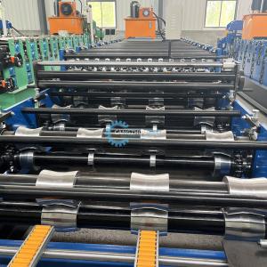 Quality Cameroon Popular Color Steel Roof Sheet Profile Double Layer Roof Roll Forming Machine wholesale