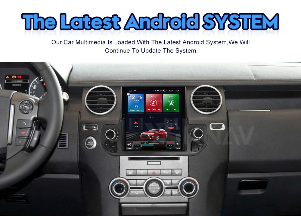 Gps Navigation Android 10 Car Audio For Land Rover Discovery 4 2009-2016