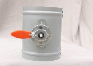 Quality Manual Galvanized Steel Flat Hvac Duct Zone Dampers With Rubber Handle Gloves wholesale