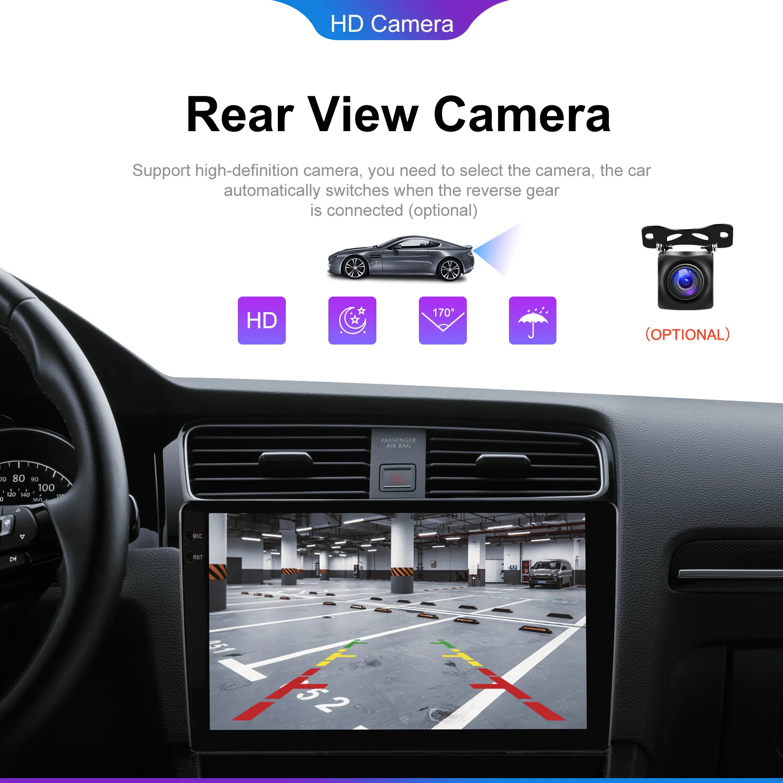 9inch 2K Screen 2 Din Android Car Radio MP5 Player Autoradio Audio Car DVD Player navigation gps Carplay 1Din Stereo