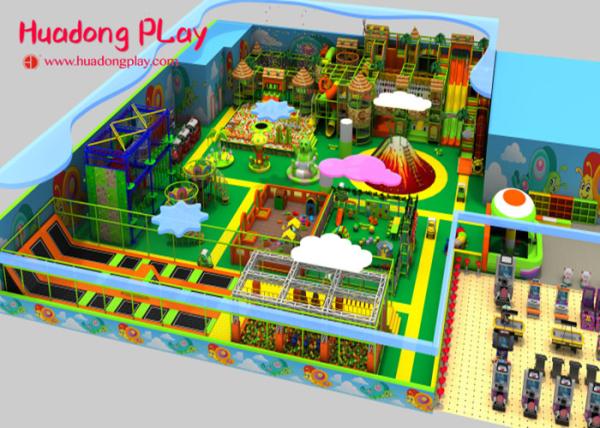 Commercial Wooden Soft Indoor Play Equipment For Toddlers Anti Skid Highly