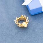 4G Gold Ear Plug Tunnels Stainless Steel 304 Teardrop Body Piercing