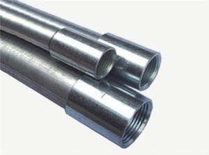 Quality 1 Inch Galvanized IMC Electrical Conduit Indoor Use Q195 Steel Material wholesale