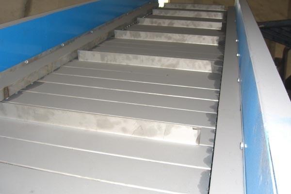 SS wire mesh belts slat band conveyor belts Open top belts Flat top for frozen