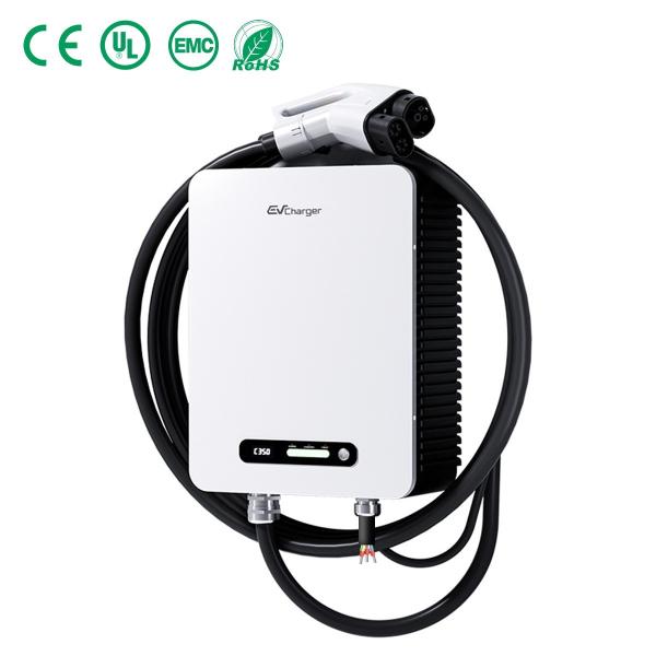 E-mingze Energy Charging Pile Wall-Mounted Charging Stations with Temperature