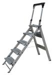 Robust Strength Lightweight Aluminum Ladder 5 Steps Adjustable Aluminum Ladder
