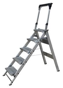 Quality Robust Strength Lightweight Aluminum Ladder 5 Steps Adjustable Aluminum Ladder wholesale