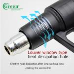 Adjustable Temperature Adjustable Industrial Heat Gun 2000 Watts For Mobile