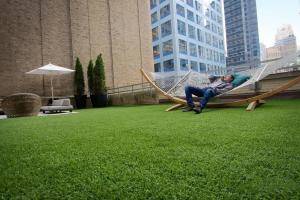 Quality Diamond Shape PE Plastic Fake Backyard Synthetic Turf 70mm Height wholesale