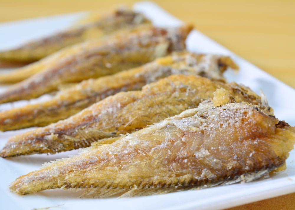 Salty Flavor Dried Croaker Seafood Snacks Iso22000 Certification