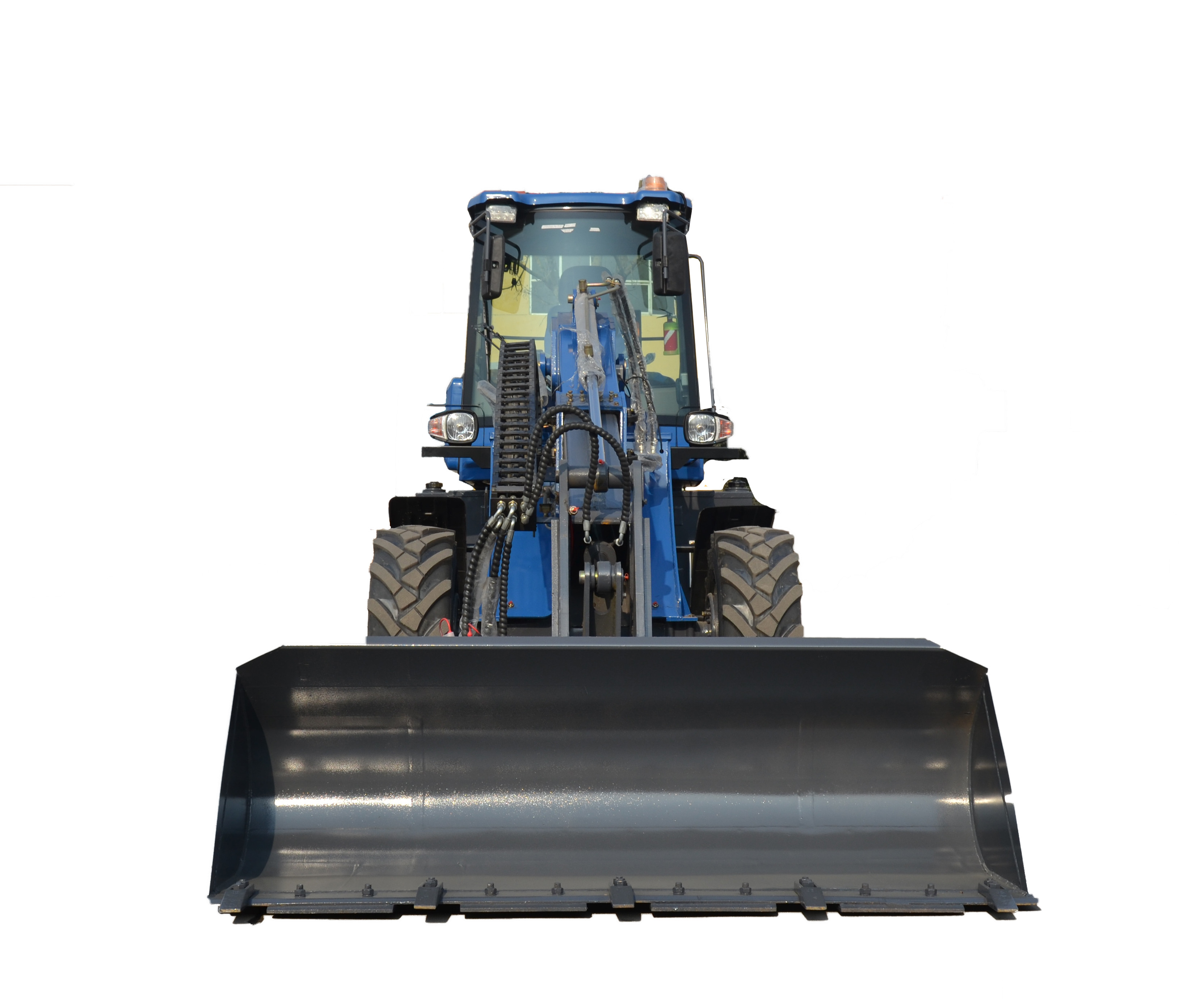 OEM 0.60m3 37KW 1.6 Ton Front Wheel Loader Machine