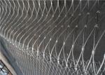 Flexible Handwoven 2.4mm Stainless Steel Knotted Rope Mesh In Zoo Netting