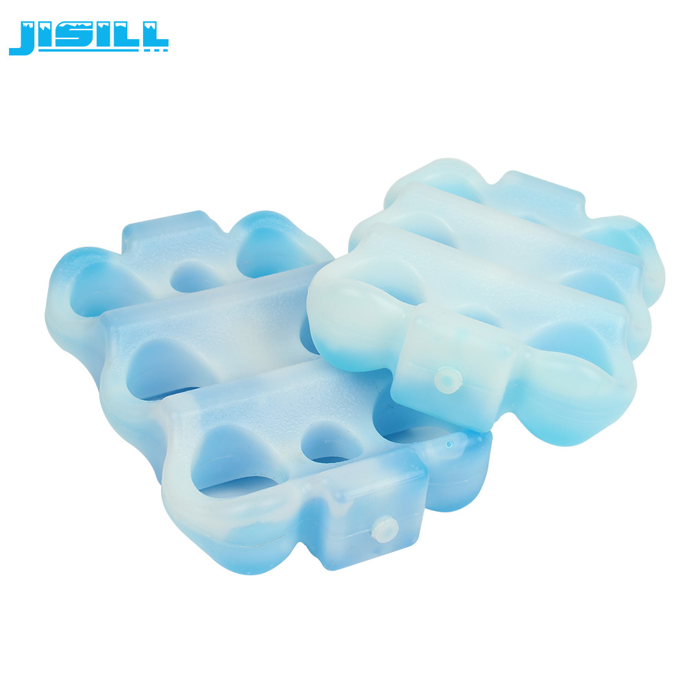 Chill Liquid Freezer Pack HDPE Ice Cooler Brick Customized For Beer Cooling