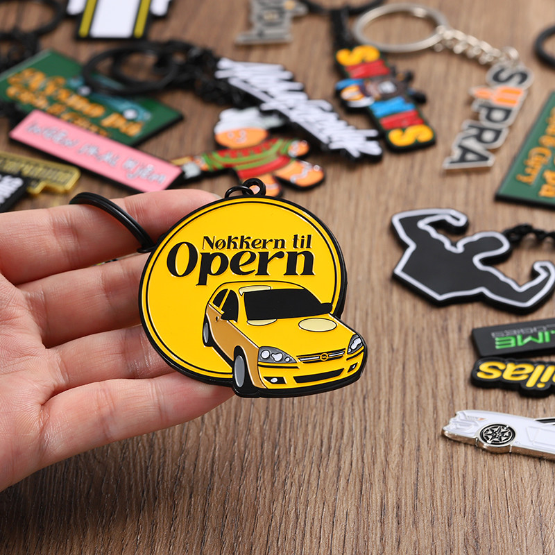 Enamel Customized Keyring Key Ring Keychains Holder Key Chains Custom