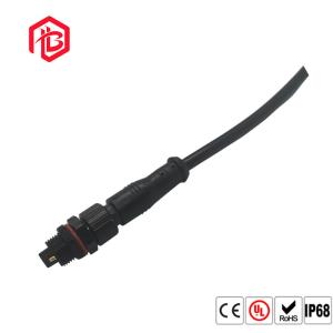 Quality 250V PVC 4 Pole Panel Mount IP67 M12 Waterproof Connector wholesale