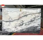 Snow Mountain White Marble Big Slab for Modern Design Dining Table Top Natural